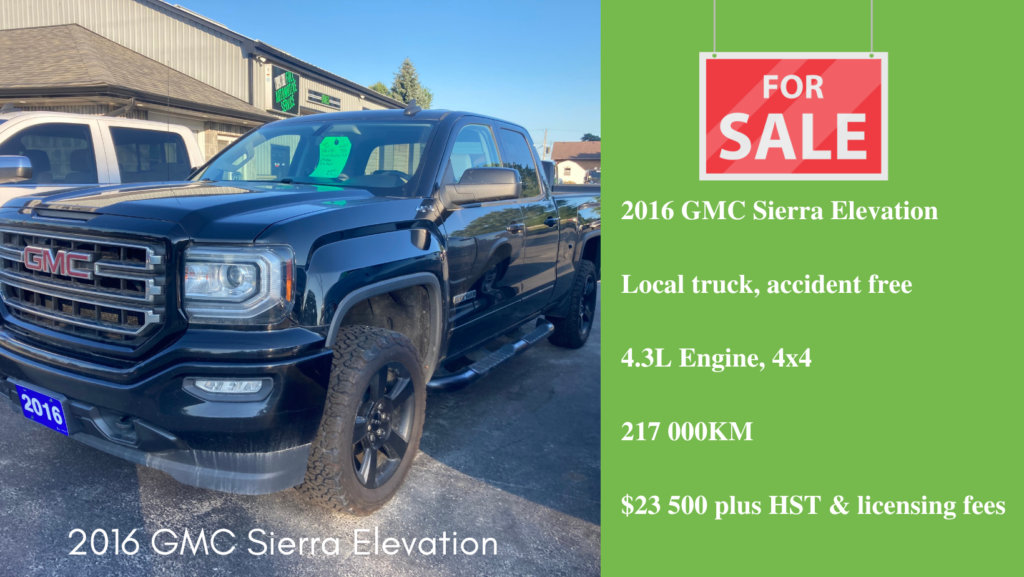 2016 GMC Sierra Elevation for sale